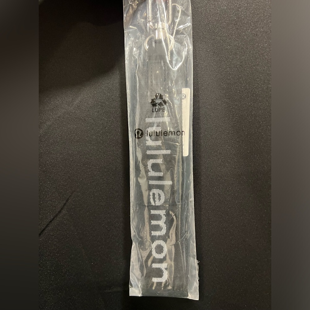 Lululemon Black Keychain